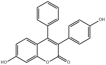 7-hydroxy-4-phenyl-3-(4-hydroxyphenyl)coumarin