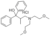 1,1-Diphenyl-2-methyl-3-(di-1-methoxyethyl)aminopropanol hydrochloride