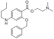 BENZOIC ACID, 2-(BENZYLOXY)-4-BUTYLAMINO-, 2-(DIMETHYLAMINO)ETHYL ESTE R