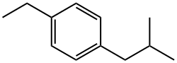 1-ETHYL-4-(2-METHYLPROPYL)BENZENE Structural