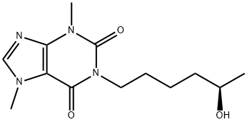 1-(5-hydroxyhexyl)-3,7-dimethyl-purine-2,6-dione Structural