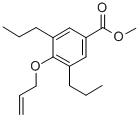 Methyl 4-allyloxy-3,5-dipropylbenzoate Structural