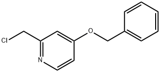 4-(BENZYLOXY)-2-(CHLOROMETHYL)PYRIDINE Structural