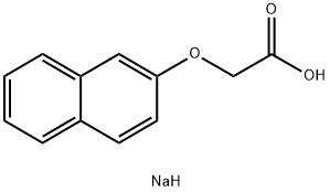 BETA-NAPHTHOXYACETIC ACID SODIUM SALT Structural