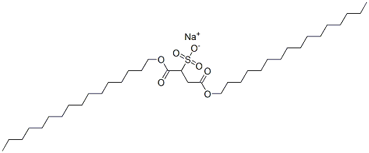 sodium 1,4-dihexadecyl sulphonatosuccinate Structural
