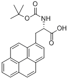 BOC-3-(1-PYRENYL)-L-ALANINE Structural