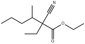 Ethyl 1-methylbutyl cyanoacetate Structural