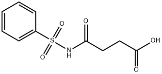 SUCCINIC ACID-MONO-N-PHENYLSULFONYLAMIDE Structural
