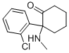 2-(2-CHLOROPHENYL)-2-(METHYLAMINO)CYCLOHEXAN-1-ONE Structural