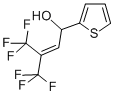 1-(2-Thienyl)-4,4,4-trifluoro-3-trifluoromethyl-2-buten-1-ol Structural