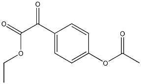 ETHYL 4-ACETOXYBENZOYLFORMATE Structural