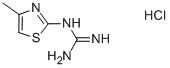 4-METHYLTHIAZOL-2-YLGUANIDINE HYDROCHLORIDE Structural