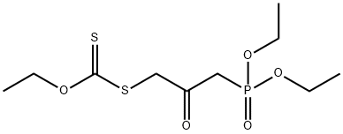 Diethyl 3-[(ethoxymethanethioyl)sulfanyl]-2-
oxopropyl-1-phosphonate Structural