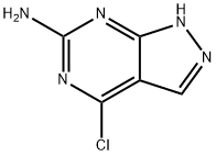 4-CHLORO-1H-PYRAZOLO[3,4-D]PYRIMIDIN-6-AMINE Structural