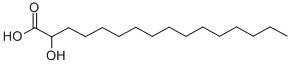 2-HYDROXYHEXADECANOIC ACID Structural