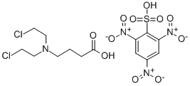 4-(Bis(2-chloroethyl)amino)butyric acid 2,4,6-trinitrobenzenesulfonate