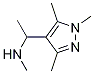 N-methyl-1-(1,3,5-trimethyl-1H-pyrazol-4-yl)ethanamine Structural