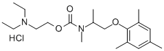 N-(1-Mesityloxy-2-propyl)-N-methylcarbamic acid, 2-(diethylamino)ethyl  ester, hydrochloride Structural