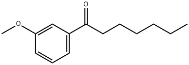 1-(3-METHOXYPHENYL)-1-HEPTANONE  97 Structural