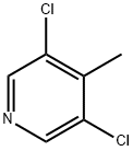 3,5-Dichloro-4-Picoline Structural