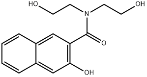 3-hydroxy-N,N-bis(2-hydroxyethyl)-2-naphthamide Structural