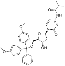 5'-O-(4,4'-DIMETHOXYTRITYL)-N4-ISOBUTYRYL-2'-DEOXYCYTIDINE Structural