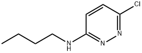 3-(Butylamino)-6-chloropyridazine Structural