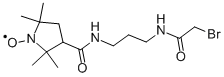 3-ó3-(2-BROMOACETAMIDO)PROPYLCARBAMOYL]-PROXYL, FREE RADICAL,