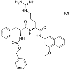 Z-PHE-ARG-4M-BETANA HCL Structural