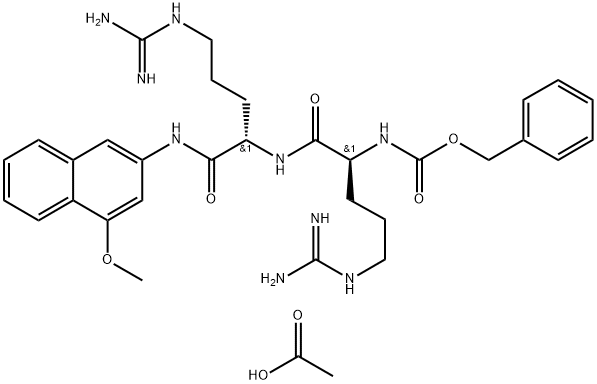 NA-CBZ-ARG-ARG 4-METHOXY-B-NAPHTHYLAMIDE Structural