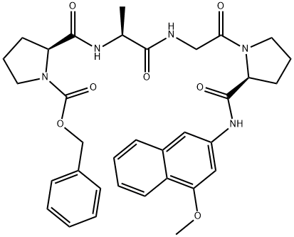 Z-PRO-ALA-GLY-PRO-4M-BETANA Structural