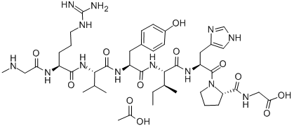 SAR-ARG-VAL-TYR-ILE-HIS-PRO-GLY ACETATE SALT