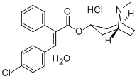 CINNAMIC ACID, p-CHLORO-alpha-PHENYL-, 3-TROPANYL ESTER, HYDROCHLORIDE , HYDRATE Structural