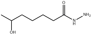 Heptanoic  acid,  6-hydroxy-,  hydrazide Structural