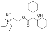 Diethyl(2-hydroxyethyl)methylammonium bromide alpha-cyclohexyl-1-hydro xycyclohexaneacetate