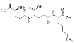 H-GAMMA-GLU-GAMMA-GLU-LYS-OH Structural