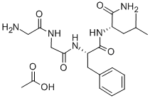 DES-TYR1-LEUCINE ENKEPHALINAMIDE ACETATE SALT Structural