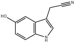 5-HYDROXYINDOLE-3-ACETONITRILE Structural