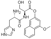 HIS-SER 4-METHOXY-BETA-NAPHTHYLAMIDE ACETATE SALT