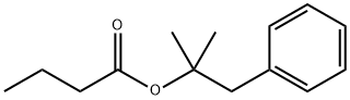 Benzyldimethylcarbinyl butyrate Structural