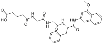 N-GLUTARYL-GLY-PHE 4-METHOXY-BETA-NAPHTHYLAMIDE Structural