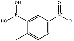 (2-METHYL-5-NITROPHENYL)BORONIC ACID Structural