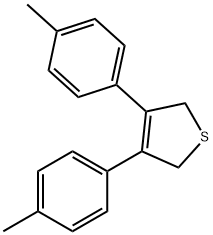 3,4-DI-P-TOLYL-2,5-DIHYDRO-THIOPHENE Structural