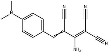 1,3-BUTADIENE-1,1,3-TRICARBONITRILE, 2-AMINO-4-(p-(DIMETHYLAMINO)PHENY L)-