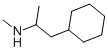 N,alpha-dimethylcyclohexaneethylamine Structural