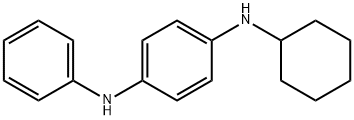 N-Cyclohexyl-N'-phenyl-p-phenylenediamine Structural