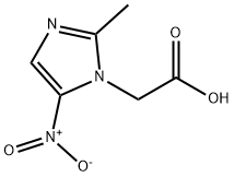 2-methyl-5-nitroimidazol-1-ylacetic acid Structural