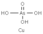 arsenic acid, copper salt Structural