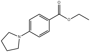 4-PYRROLIDIN-1-YL-BENZOIC ACID ETHYL ESTER Structural