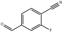 2-FLUORO-4-FORMYL-BENZONITRILE Structural